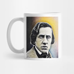 Frédéric Chopin yellow Portrait | Frédéric Chopin Artwork 9 Mug